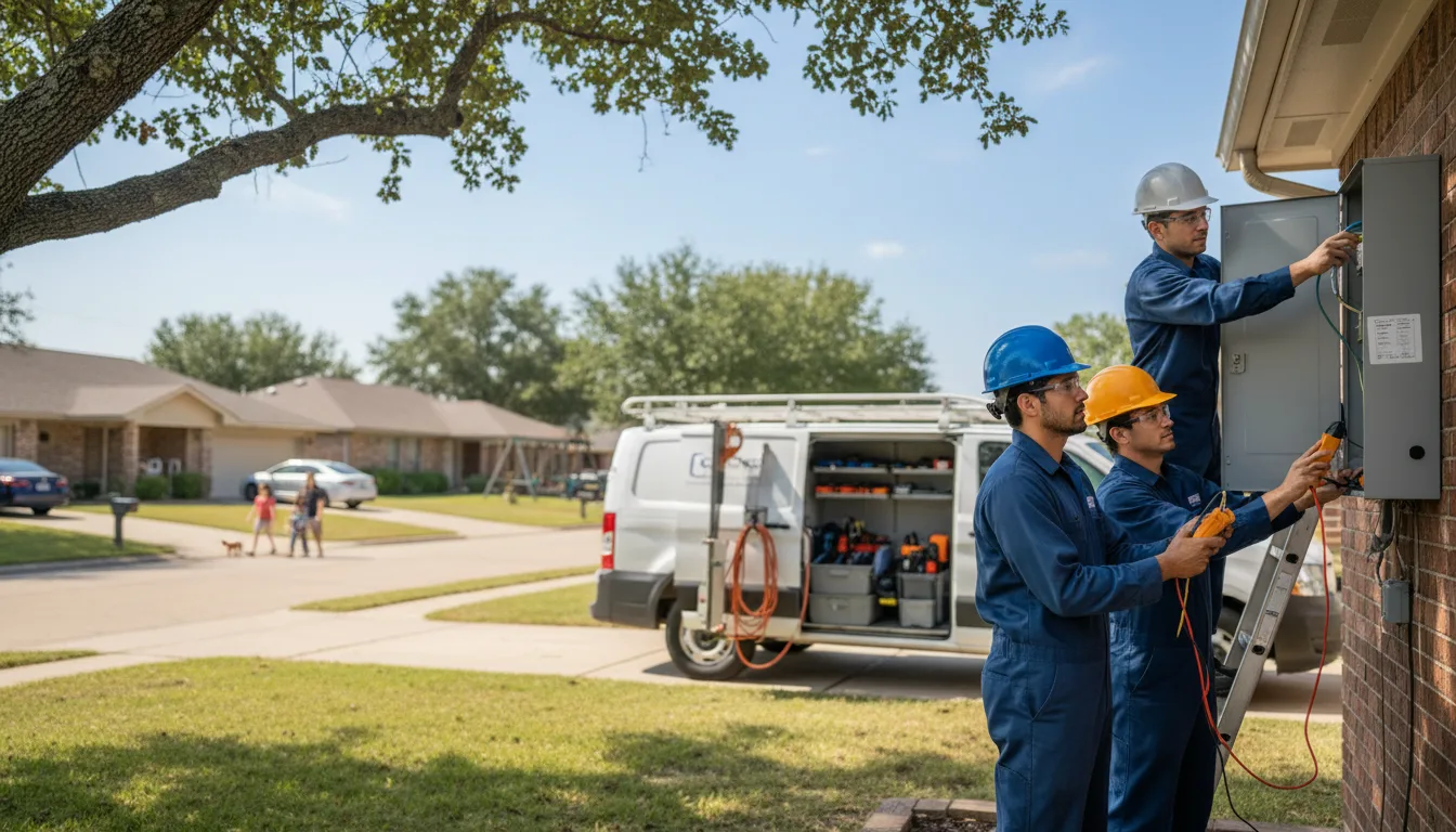 Certified electrician providing emergency electrical services in Waldron, MO
